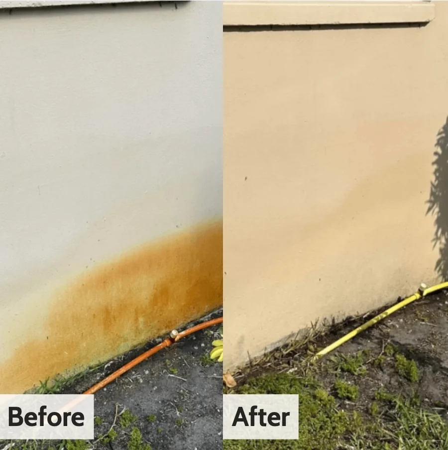 Before and after — Rust & Stain Removal